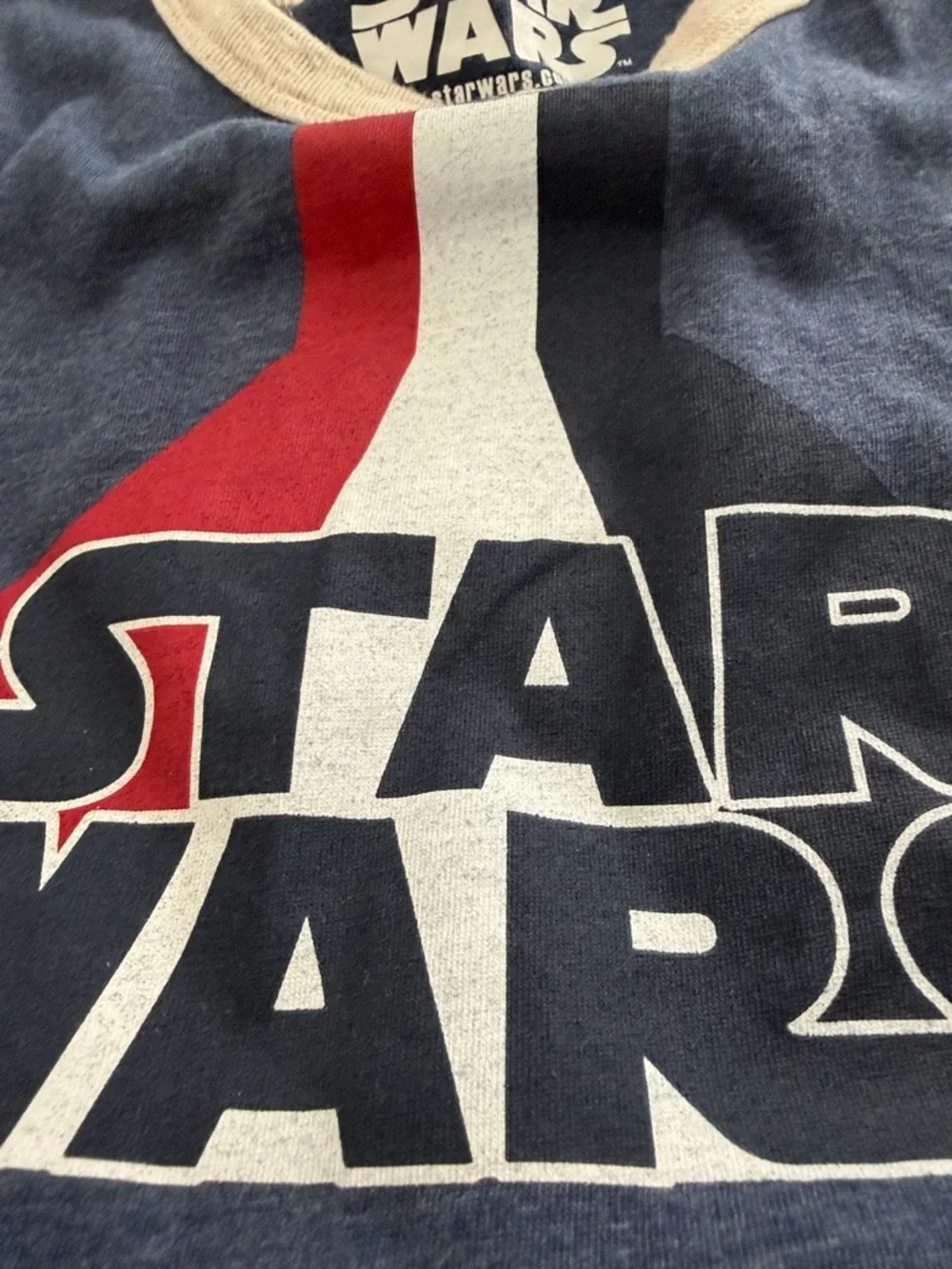 Star Wars Navy Blue Tee with Red & White Logo